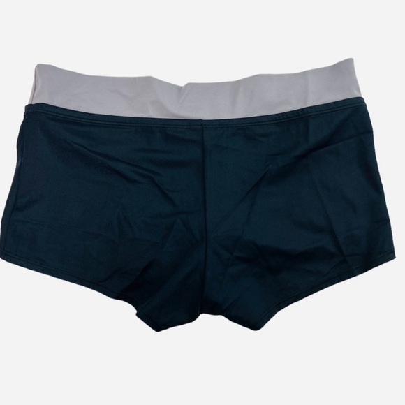 Nike Womens Color Surge Powerback Tankini Swimsuit Set Gray/Black Size XL - Picture 11 of 12